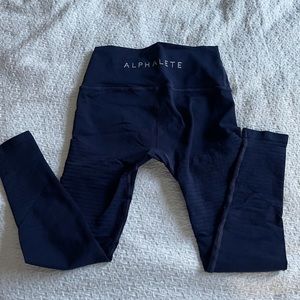 Navy alphalete leggings